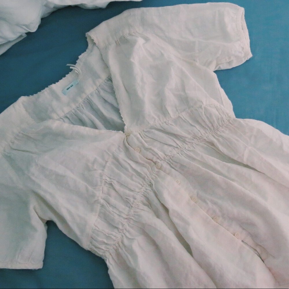 white kimchi blue blouse